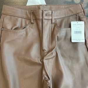Free People Leather Pants